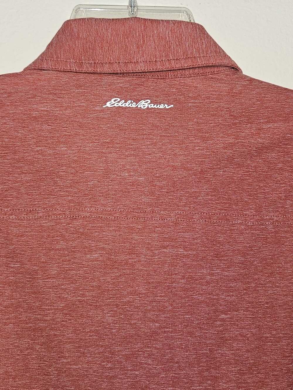 Eddie Bauer Women's Button-Down Long-sleeve Shirt in Rust-Orange Size Medium - Picture 8 of 8